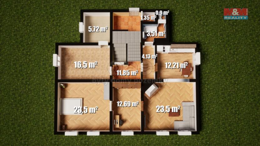 Prodej rodinného domu, Horní Police, 9. května, 276 m2