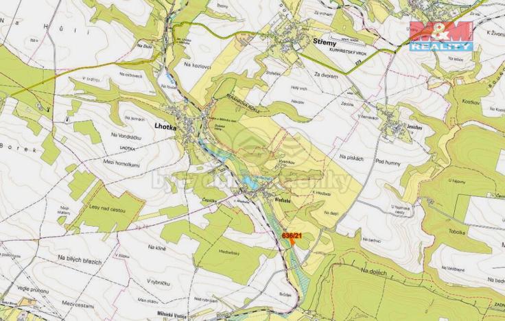 Prodej pole, Střemy - Jenichov, 7398 m2