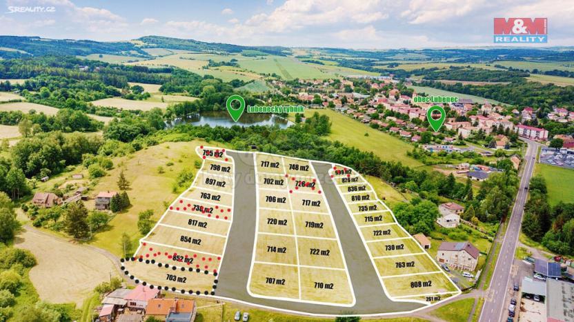 Prodej pozemku pro bydlení, Lubenec, 703 m2