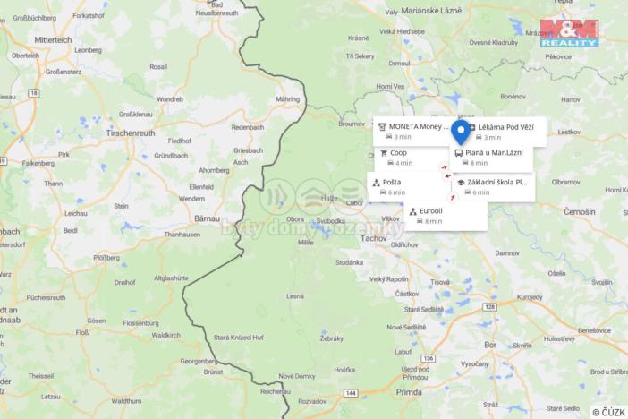 Prodej výrobních prostor, Planá, Zámecká, 2800 m2