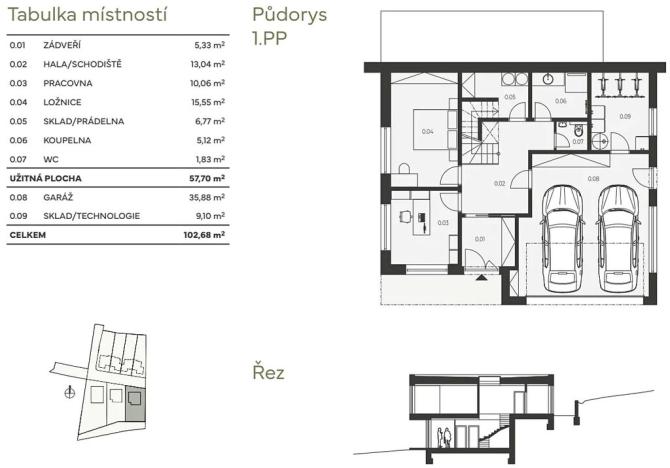Prodej pozemku pro bydlení, Řevnice, Sochorova, 770 m2