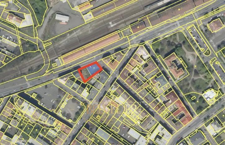 Pronájem komerčního pozemku, Teplice, Na hrázi, 1017 m2