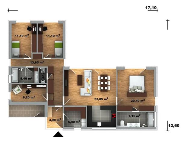 Prodej rodinného domu, Hory, 123 m2