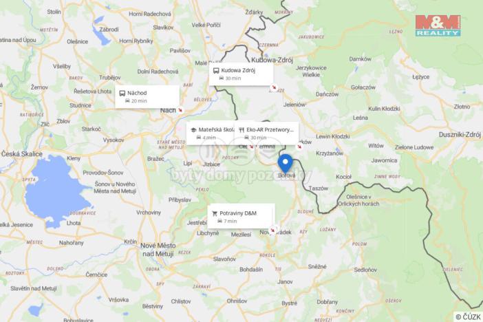 Prodej pozemku pro bydlení, Borová, 1250 m2