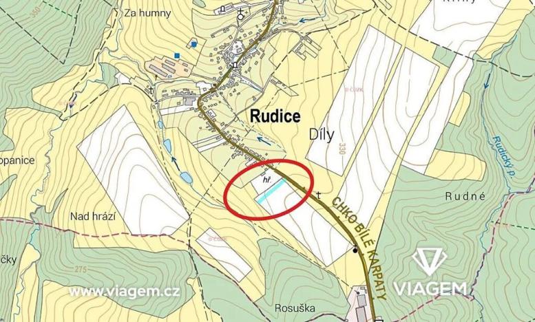 Prodej pole, Rudice, 2633 m2