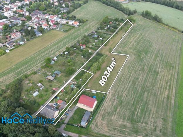 Prodej pozemku pro bydlení, Kostelec nad Orlicí, Hálkova, 8034 m2