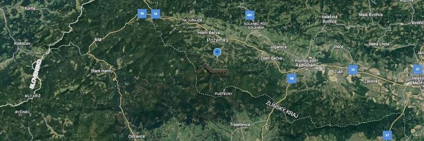 Prodej pozemku pro bydlení, Prostřední Bečva, 4072 m2