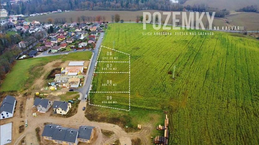 Prodej pozemku pro bydlení, Světlá nad Sázavou, Arbesova, 835 m2