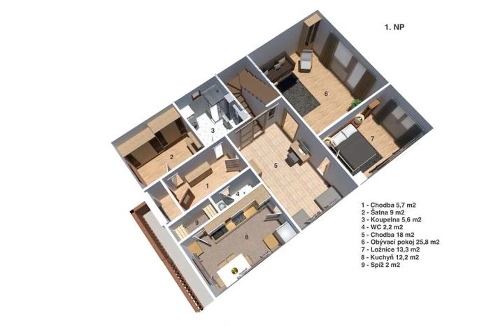 Prodej rodinného domu, Dobrovice, 250 m2