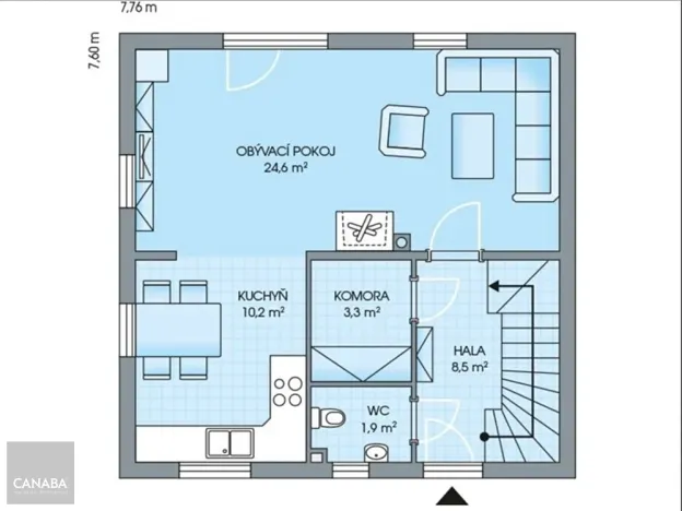 Prodej rodinného domu, Javornice, 97 m2