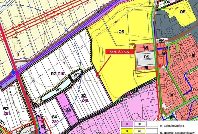 Prodej podílu pole, Hulín, 859 m2