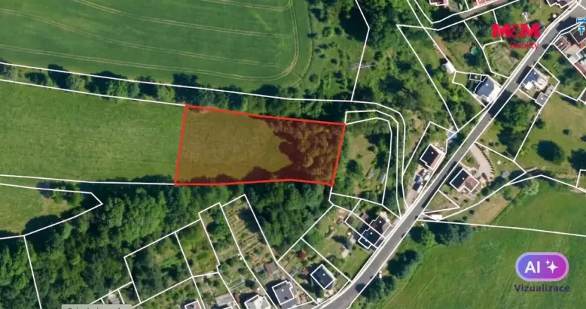 Prodej louky, Ostrov - Dolní Žďár, 4185 m2