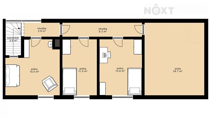 Prodej rodinného domu, Horní Dvořiště, Lázeňská, 105 m2