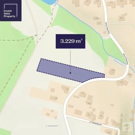 Prodej pozemku pro bydlení, Staré Hodějovice, U Veselských, 3229 m2