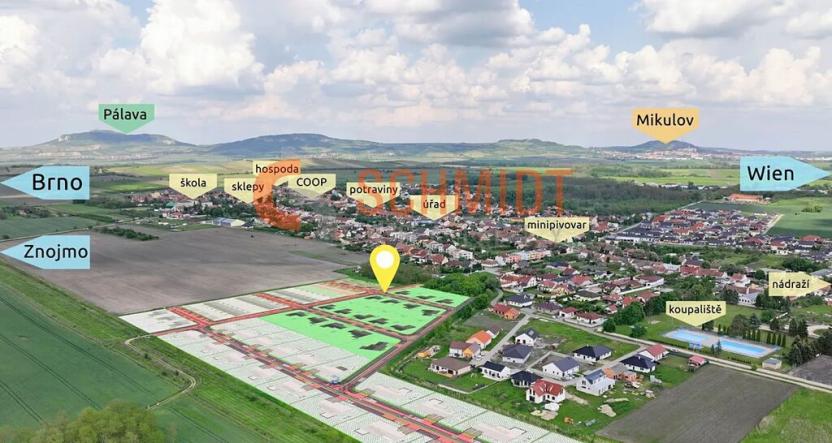 Prodej pozemku pro bydlení, Březí, Bezová, 620 m2