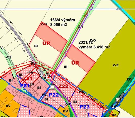 Prodej pozemku pro bydlení, Bechlín, 6418 m2