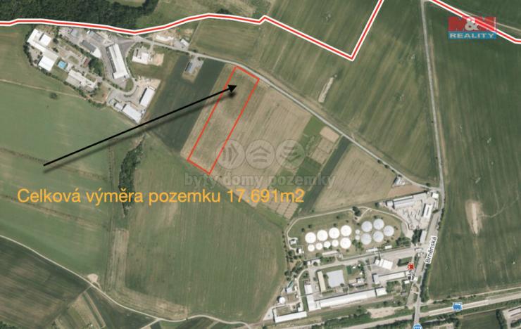 Prodej komerčního pozemku, Střelice, 17691 m2