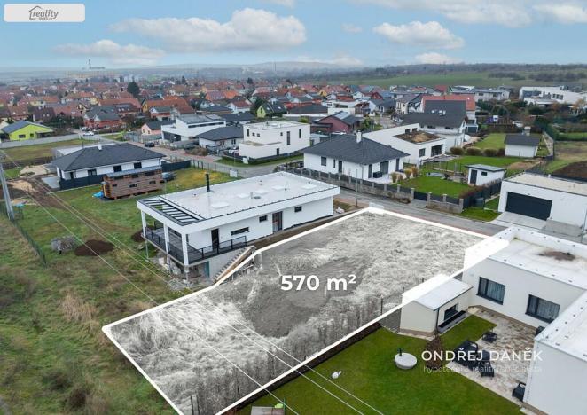 Prodej pozemku, Hrušovany u Brna, Pod Střediskem, 570 m2