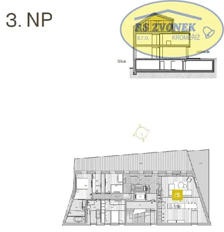 Prodej bytu 5+kk, Kroměříž, Blahoslavova, 161 m2