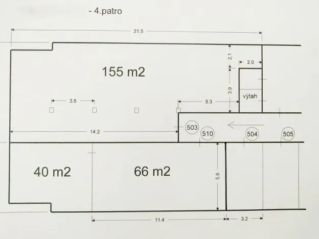 Pronájem kanceláře, Olomouc, Lipenská, 204 m2