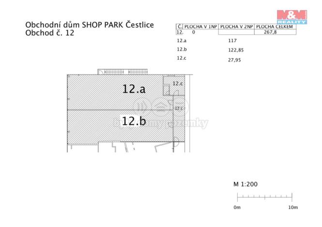 Pronájem obchodního prostoru, Čestlice, Průhonická, 397 m2