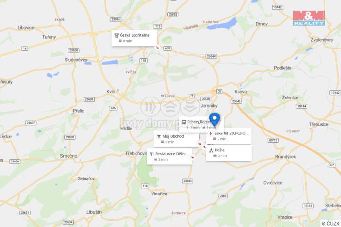 Prodej zahrady, Pchery, 1621 m2