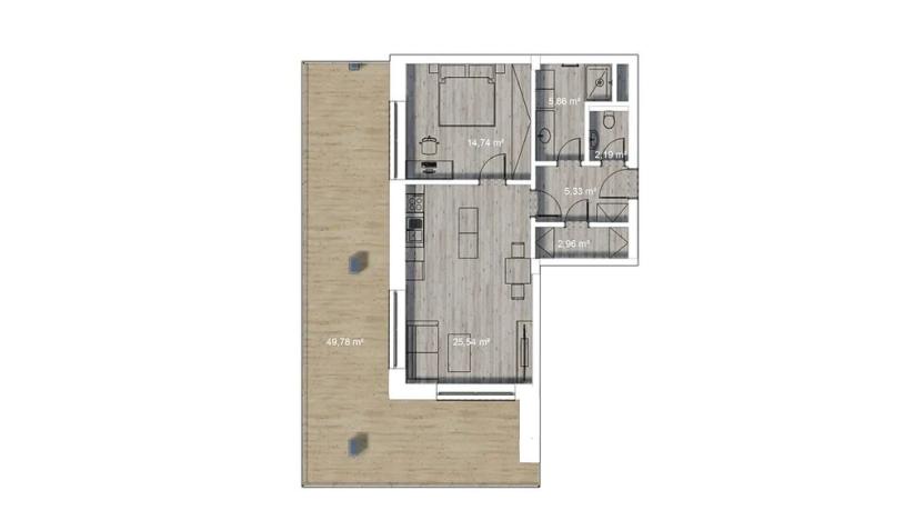 Prodej bytu 2+kk, Hodonín, P. Jilemnického, 82 m2