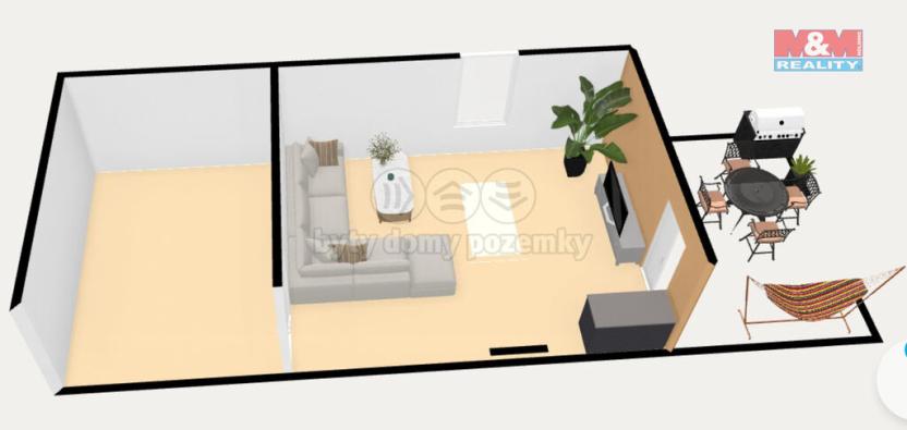 Prodej zahrady, Puklice, 483 m2