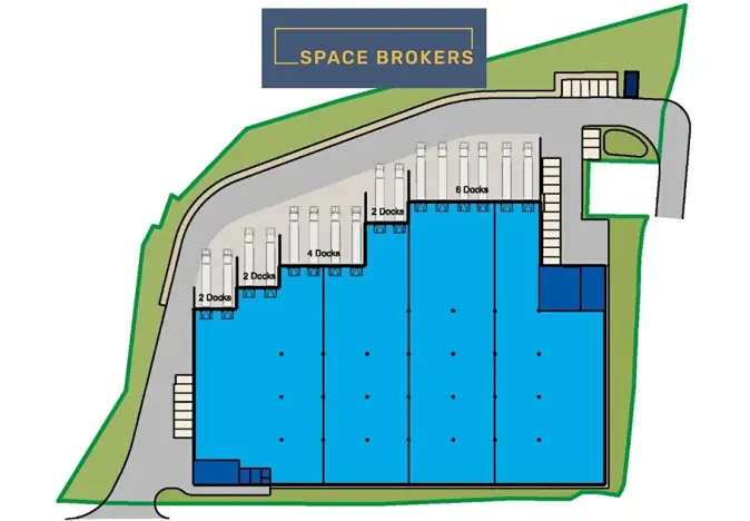Pronájem skladu, Kozomín, 1200 m2