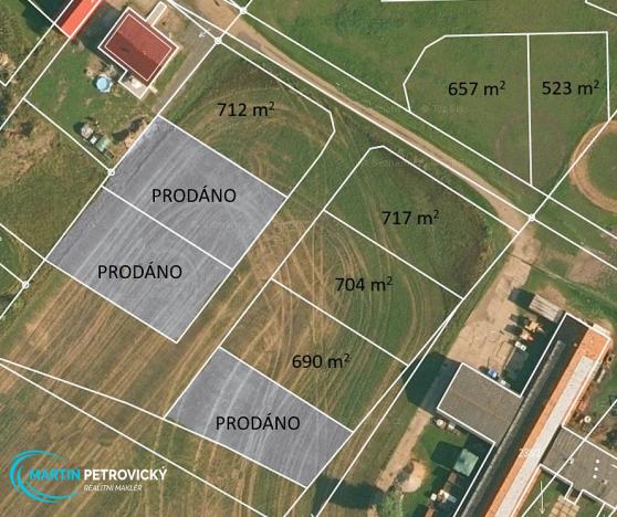 Prodej pozemku, Lužec nad Cidlinou, 700 m2