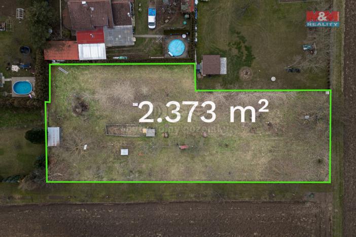 Prodej pozemku pro bydlení, Dub nad Moravou, 2373 m2