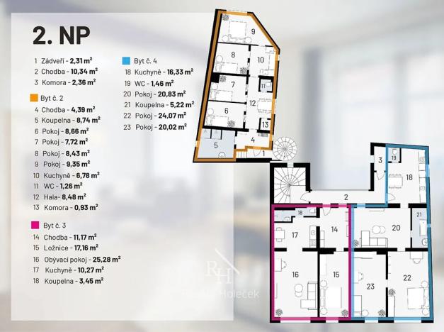 Prodej činžovního domu, Kladno, T. G. Masaryka, 935 m2