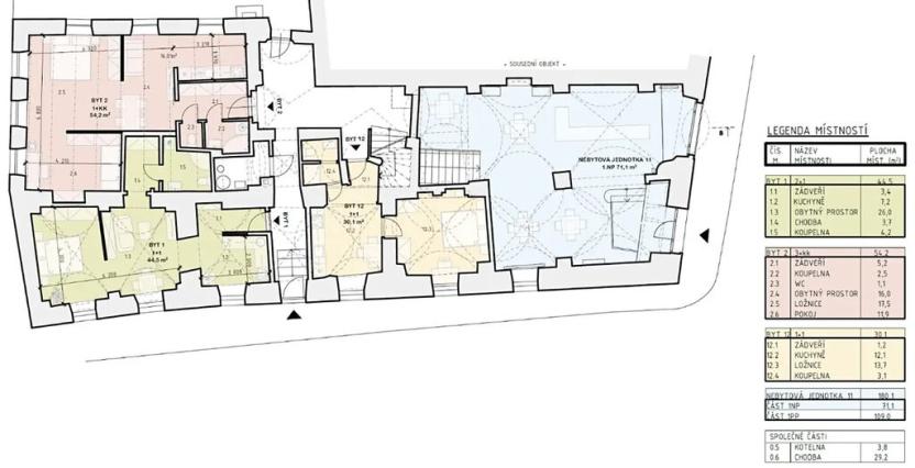 Prodej kanceláře, Jihlava, Brněnská, 180 m2