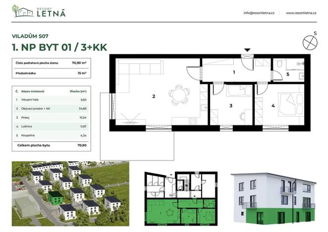 Prodej bytu 3+kk, Karlovy Vary, 74 m2