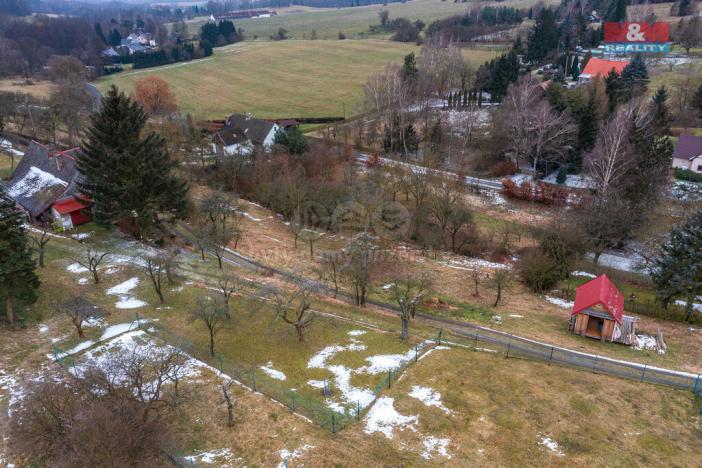 Prodej zahrady, Žandov - Radeč, 1537 m2
