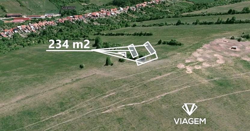 Prodej pole, Suchov, 281 m2