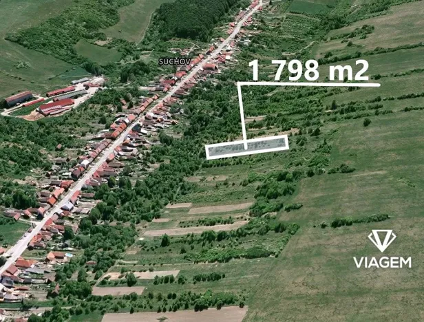 Prodej zahrady, Suchov, 1798 m2