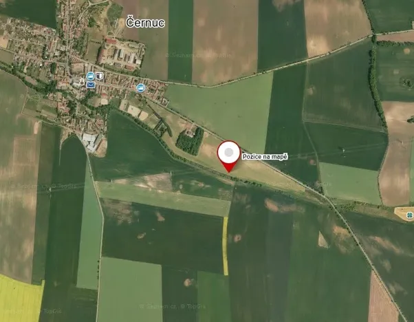 Prodej pole, Černuc, 887 m2