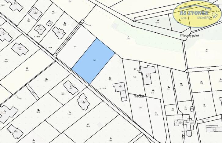 Prodej pozemku pro bydlení, Přílepy, 1755 m2