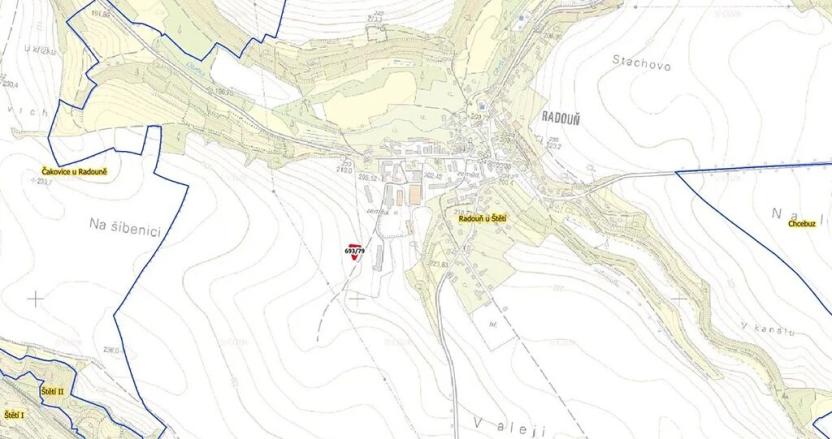 Prodej pole, Štětí, 680 m2