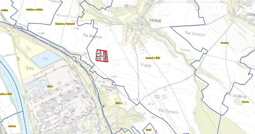 Prodej podílu pole, Štětí, 15638 m2