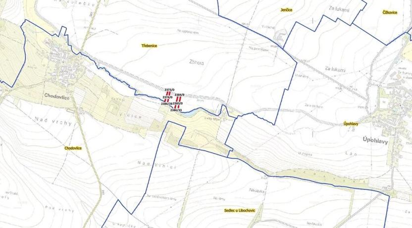 Prodej podílu pole, Třebenice, 3275 m2