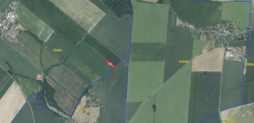 Prodej podílu pole, Hlavnice, 1456 m2