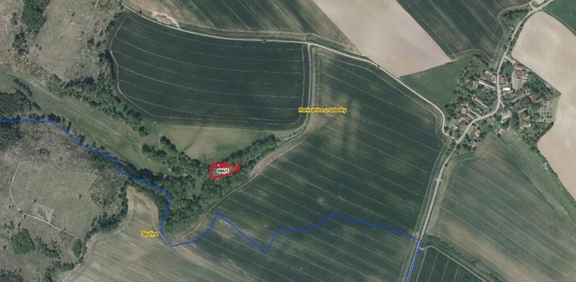 Prodej louky, Markvartice, 1370 m2