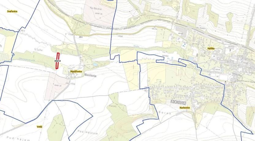 Prodej pole, Vrbice, 3705 m2