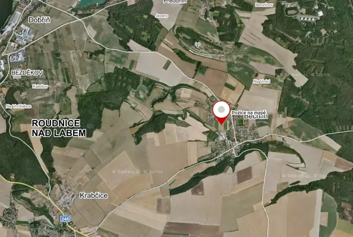 Prodej zahrady, Bechlín, 4969 m2