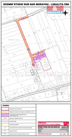 Prodej pozemku pro bydlení, Dub nad Moravou, 1279 m2