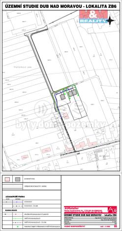 Prodej pozemku pro bydlení, Dub nad Moravou, 1279 m2