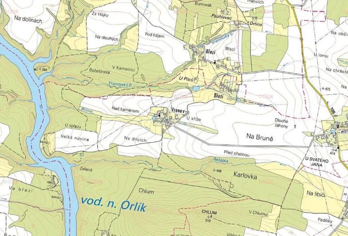 Prodej pozemku pro bydlení, Dražíč, 130000 m2