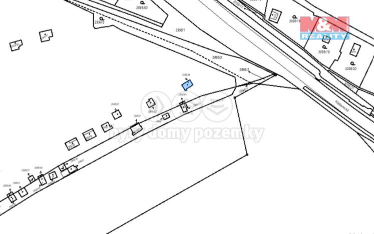 Prodej zahrady, Kadaň, 697 m2
